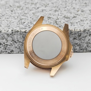 Vỏ đồng hồ EXP 44mm mạ vàng hồng bạc thép không gỉ với viền gốm, máy NH35, mặt số 28.5mm, dây đeo 21mm - Product Image 4