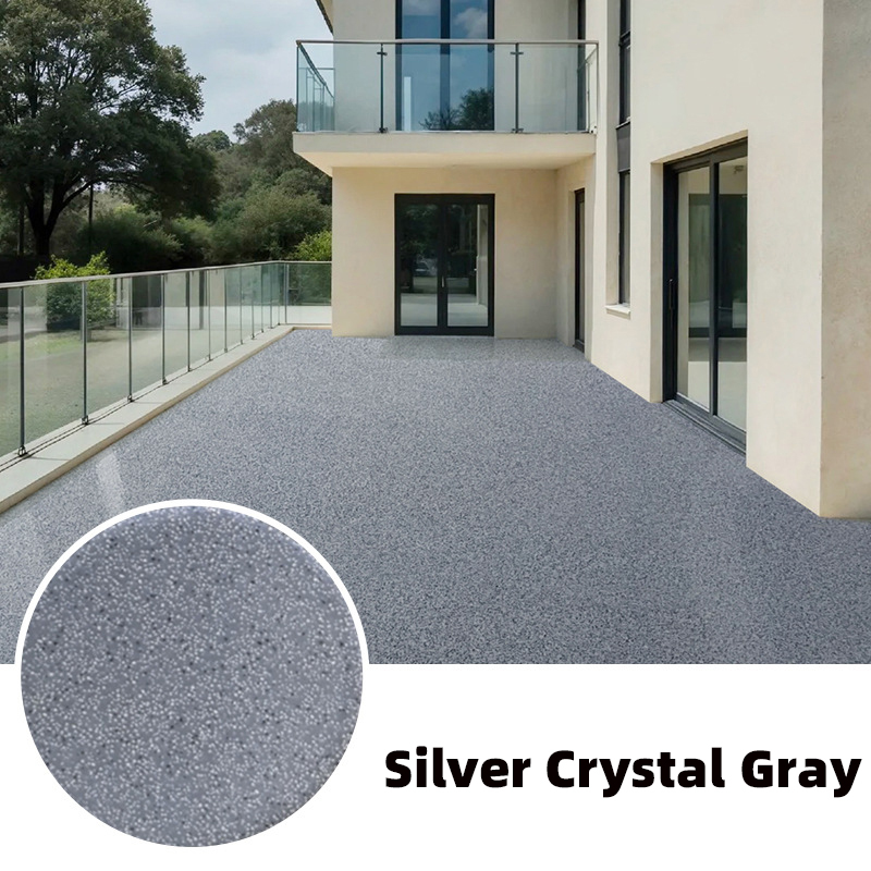 Gris cristal argenté