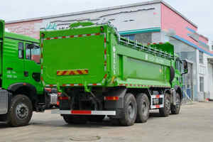 Camión volquete de 40 toneladas usado de ingeniería HOWO 8X4 371 12 ruedas motor diésel 371HP caja de cambios rápida dirección izquierda transporte pesado trasero - Product Image 3