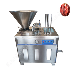 Máquina <span class=keywords><strong>para</strong></span> <span class=keywords><strong>hacer</strong></span> chorizo, salami y jamón con sistema de torsión, <span class=keywords><strong>picadora</strong></span> de carne y máquina de llenado de salchichas pequeñas. - Product Image 2