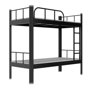Meubles de dortoir au <span class=keywords><strong>meilleur</strong></span> prix d'usine en Chine, ensemble de lits superposés en métal triple avec bureau et armoire - Product Image 4