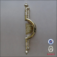 Poignée de porte d'entrée de haute qualité en acier inoxydable et aluminium, symétrique, pour hôtel de luxe, villa, quincaillerie d'entrée principale