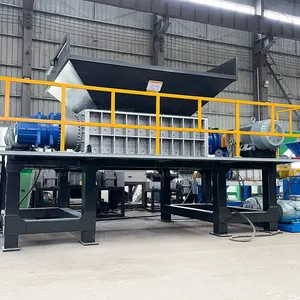 Waste Shredder Waste Glass Bottle Biaxial Crusher Shredder Recycling Machine