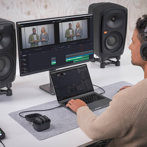 De <b>Wireless</b> Pro 2-Person Clip-On <b>Wireless</b> Microphone SystemRecorder With Lavaliers CMOS Sensor Mirrorless <b>Camera</b> - Product Image 3
