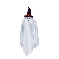 Ornement suspendu fantôme d'Halloween, chapeaux élégants, décor suspendu multi-designs, 50 cm, tissu, utilisation intérieure/extérieure, fête festive mignonne