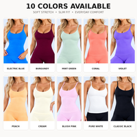 Nouveau débardeur de sport GM 2026 pour femme, coupe ajustée, léger, extensible dans les 4 sens, col rond sans coutures, idéal pour le Pilates et la gym, personnalisable avec logo, vente en gros