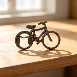 Abridor de Botellas Metálico con Forma de Bicicleta, Diseño Europeo Americano Creativo, de Alta Calidad, para Fiestas y Actividades al Aire Libre, Pequeño Regalo, Venta al Por Mayor de Fábrica - Product Image 1