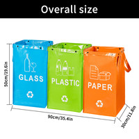 Vente en gros Poubelle de ménage quotidienne de grande capacité durable et étanche avec impression de logo personnalisé en matériau PP