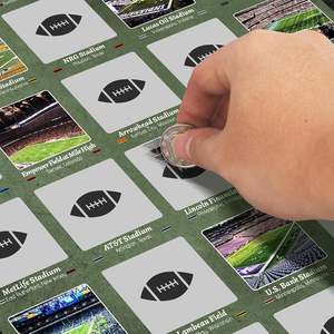 Affiche à gratter sur le thème des stades de football, Cadeaux de football pour hommes ou garçons - Product Image 3