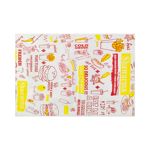 Envoltura de sándwich de grado alimenticio a prueba de grasa personalizada al por mayor <span class=keywords><strong>Deli</strong></span> <span class=keywords><strong>Mexico</strong></span> Burrito Tacos papel de regalo de pergamino recubierto de cera - Product Image 4