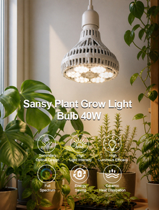 Lampe de culture LED Br30 36W à spectre complet, répondant aux besoins de croissance des plantes sur tout le cycle, faible consommation d'énergie, faible production de chaleur - Product Image 3