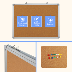 Panneau d'affichage souple du fabricant personnalisé avec cadre en aluminium et liège pour salle de classe et bureau tableau d'affichage en bois - Product Image 3
