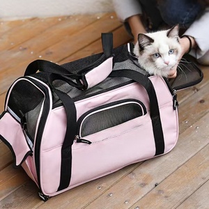 Sac de transport pliable pour animaux de compagnie, respirant, pour petits chiens, adapté aux chats, pour les sorties et les voyages - Product Image 3