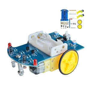 D2-2 bricolage ligne de suivi intelligente Kit de suite de voiture intelligente At89c2051 51 Mcu pièce automobile de patrouille électronique - Product Image 6