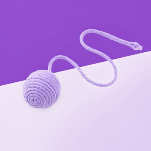 2025ของเล่นลูกบอลสำหรับสุนัขแมวแมวสัตว์เลี้ยงผ้าป่านศรนารายณ์เคี้ยวเพื่อความบันเทิงในตัวของใหม่ - Product Image 5