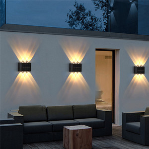 Applique murale à led blanche chaude à recharge solaire extérieure, imperméable conforme à la norme IP65, éclairage d'extérieur, idéal pour un <span class=keywords><strong>jardin</strong></span> ou des escaliers - Product Image 2