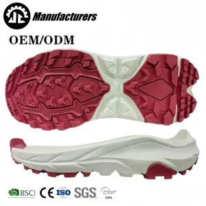 Jinjiang Shoe Material Manufacturers Wholesale Sports Soles Eva Rubber Hiking Shoe Outsole Outdoor Anti-slip Running Shoe Soles