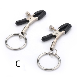 Jouets sexuels pour adultes, BDSM, pince à tétons en acier inoxydable avec cloche - Product Image 3