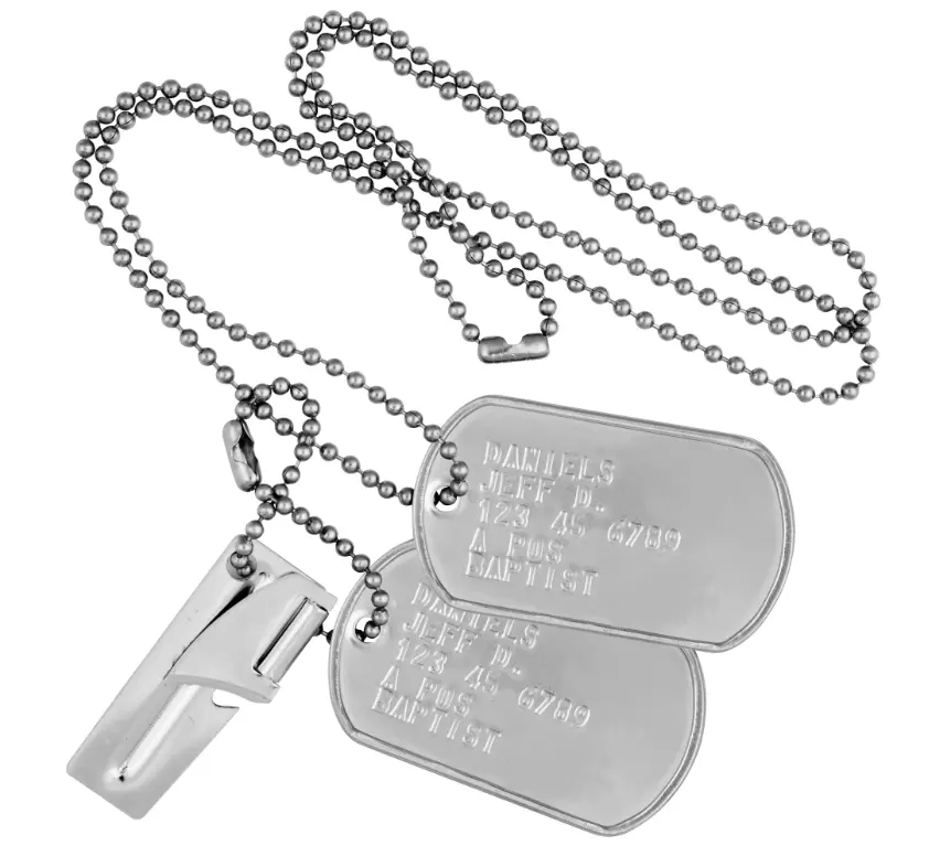 Lage Prijs 2.4Mm Dog Tag Ketting Metalen Kogelketting Roestvrijstalen Kogelketting