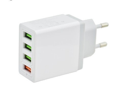 30W 2.4a 4 USB 4 Ports Quick Charger QC 3.0 Quick Charge 3 Ports Usb Travel Charger CE FCC ROHS Certified Usb Wall Charger
