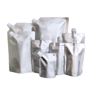 Individuell bedruckbare, recycelbare silberne Flüssigkeits-Ausgießbeutel (4L, <span class=keywords><strong>5L</strong></span>) für Getränke, Catering, Wasser, Saucen, Gewürze, Milch, Cola - Product Image 1