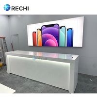 Comptoir de présentation de téléphones portables haut de gamme RECHI et présentoir mural pour accessoires de téléphonie mobile