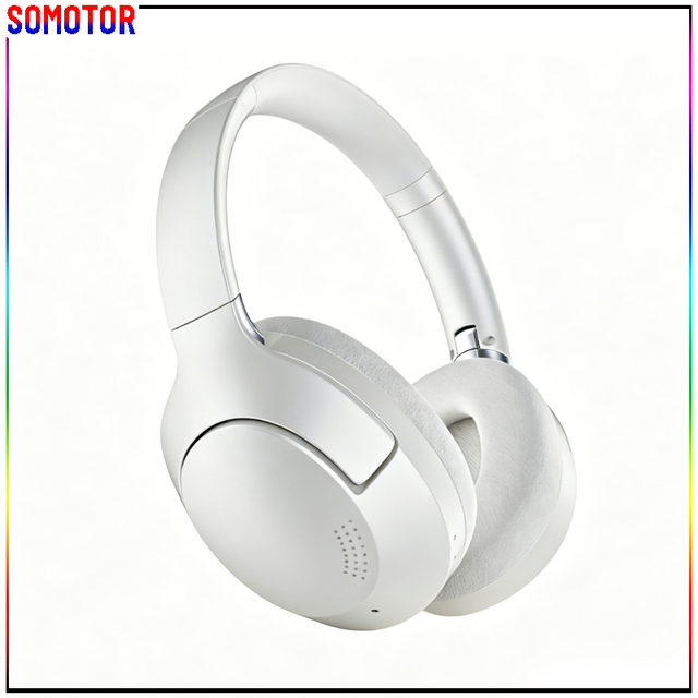 Detachable Battery Design Wireless Bluetooth Headphones Exquisite Metallic Paint Appearance Active Noise Cancellation Headset