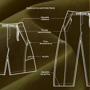 QUICKSHOW <span class=keywords><strong>Pantalon</strong></span> Cargo Homme Ample CORDURA Streetwear avec Ceinture Drapé à Volants, Style Sarouel Scimitar - Product Image 5