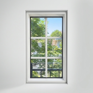 Porte-fenêtre en acier à double <span class=keywords><strong>vitrage</strong></span> trempé de style Crittall, avec <span class=keywords><strong>isolation</strong></span> thermique, pour appartement - Product Image 1