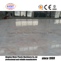 2024 nouveauté ligne de production entièrement automatique de feuilles de marbre PVC ligne de production de marbre artificiel ligne de production de marbre artificiel faisant la Machine