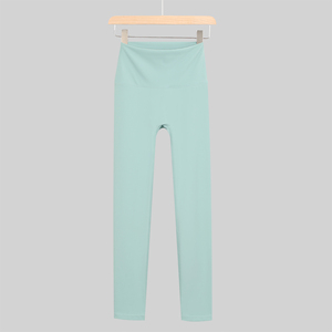 Pantalones de Yoga de Cintura Alta para Mujer 2025 de Alta Calidad, Traje Deportivo Elástico con Patrón Sólido, Pantalones de Yoga Efecto Segunda Piel - Product Image 5