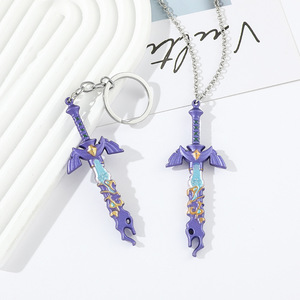 Porte-clés Zeldaed Master Sword, pendentif en alliage, accessoire en métal, personnalisé - Product Image 2