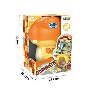 Jeu de <span class=keywords><strong>cuisine</strong></span> en forme de dinosaure, ensemble de <span class=keywords><strong>cuisine</strong></span> en plastique pour enfants, mini jouets de <span class=keywords><strong>cuisine</strong></span> pour enfants, ensemble de <span class=keywords><strong>cuisine</strong></span> pour filles - Product Image 4