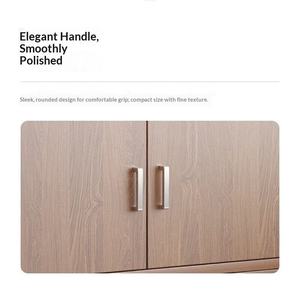 Estantería de <span class=keywords><strong>Madera</strong></span> de Estilo Rústico con Paneles Multicapa, Montada en el Suelo con Panel Trasero, para Sala de Estar y Oficina en Casa - Product Image 5