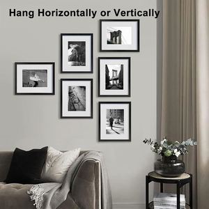 Trend 4x6 5x7 6x8 <b>A4</b> Customized Size Creative Minimalist Wooden Photo <b>Frame</b> Digital <b>Printing</b> 1 Color Handmade Washable Vertical - Product Image 3