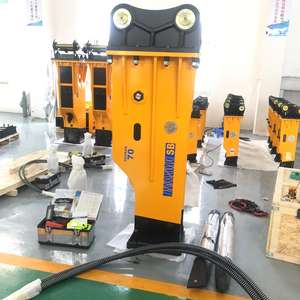 Brise-roche hydraulique SOOSAN SB70, type boîte, marteau à burin de 135 mm avec conduites d'huile pour excavatrices de 16 à 21 tonnes, démolition routière - Product Image 3