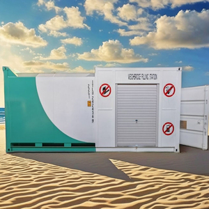 Estación de Servicio Móvil de Gasolina de 40000L, Estación de Combustible Montada sobre Plataforma con Bomba y 2 Boquillas - Product Image 1