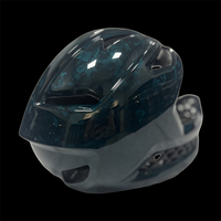 Casque de moto rétro en fibre de carbone personnalisé Johhar - Design élégant, léger et sûr, options modulaires demi-visage/visage entier