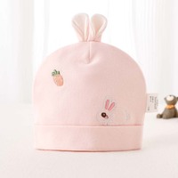 Baby muts voor lente en herfst, 95% katoen, 5% spandex, antibacterieel, huidvriendelijk, voor pasgeborenen en baby's van 0-3 maanden