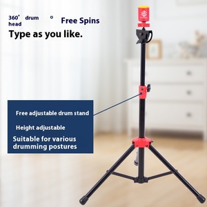 Giai điệu cá mập quasi tim <span class=keywords><strong>mini</strong></span> xách tay người mới bắt đầu thực hành câm trống kết hợp nhỏ câm trống câm nhạc cụ đứng - Product Image 2