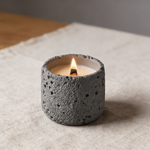 Custom Wholesale Nordic Matte Scented <strong>Candles</strong> <strong>Holder</strong> Embossed Empty Cement <strong>Candle</strong> Container Colorful <strong>Concrete</strong> <strong>Candle</strong> Jar - Product Image 4