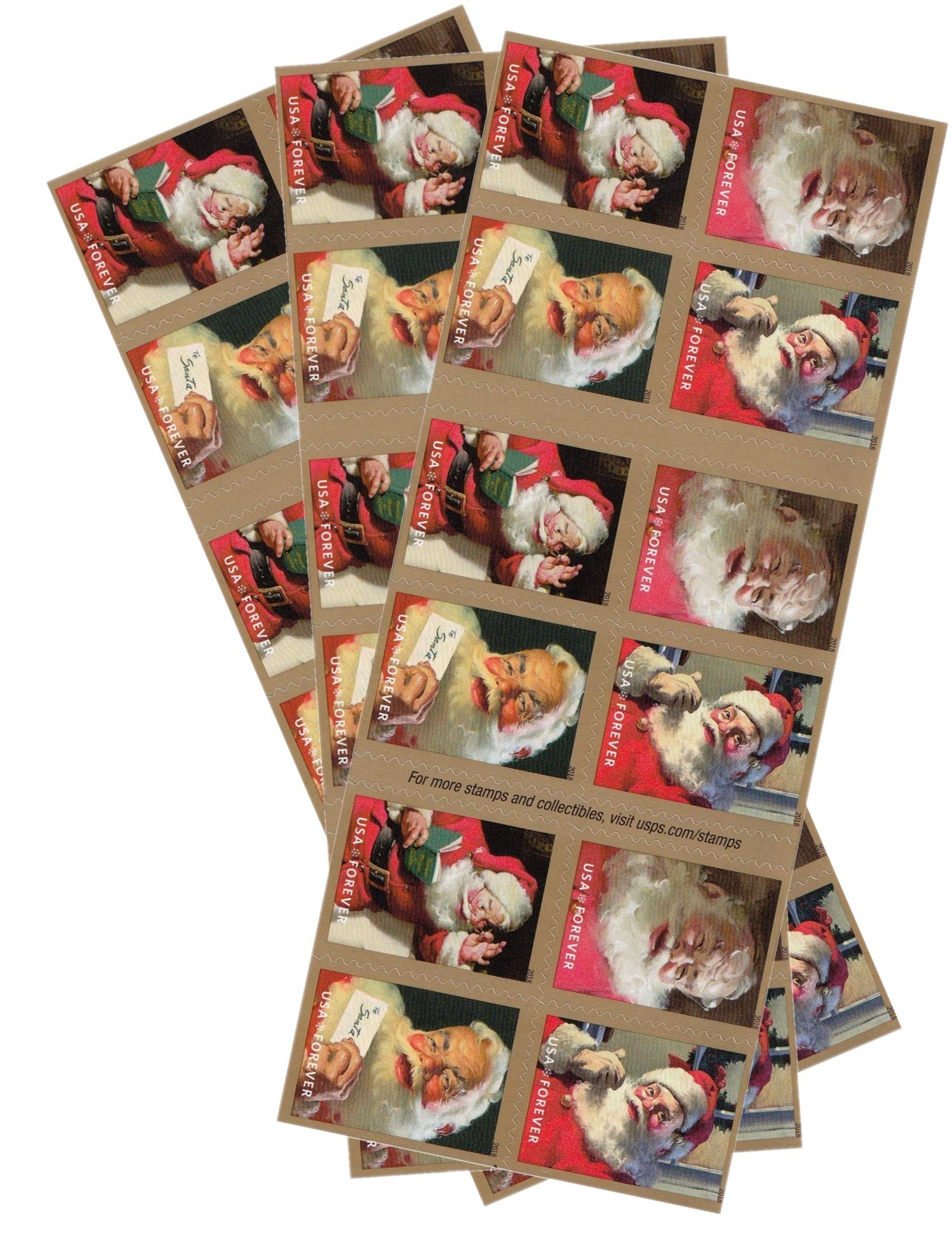 2018 Sparkling Holidays Christmas Santa   A159