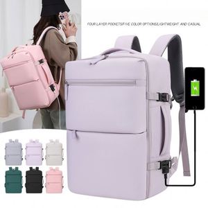 Outdoor Travel Luggage Storage <b>Backpacks</b> Unisex Laptop Bag With USB Charging Port <b>Large</b> <b>Capacity</b> Duffel <b>Backpacks</b> - Product Image 1