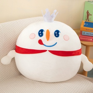 Regalo de vacaciones de Navidad, muñeco de <span class=keywords><strong>nieve</strong></span> de miel, muñeco de huevo, muñeco de <span class=keywords><strong>trapo</strong></span>, almohada, cojín, juguete de peluche relleno de algodón PP para aliviar el estrés, lavado - Product Image 2