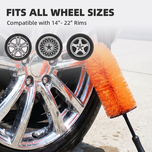Herramienta de Limpieza Profesional para Ruedas de Coche, Cepillo para Neumáticos de Coche con Cerdas Suaves en 3 Tamaños, Cepillos de Limpieza para Coche <span class=keywords><strong>Ecoclean</strong></span> Suaves - Product Image 4