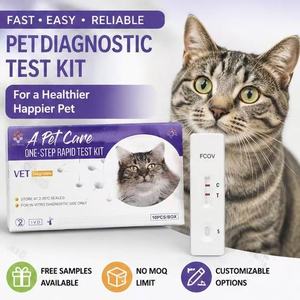 Pruebas Rápidas Veterinarias FPV/FCOV/GIA <span class=keywords><strong>de</strong></span> 3 Vías para Gatos, Precio <span class=keywords><strong>de</strong></span> Fabricante <span class=keywords><strong>de</strong></span> Productos para el Cuidado <span class=keywords><strong>de</strong></span> Mascotas - Product Image 1