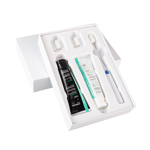 Kit <span class=keywords><strong>de</strong></span> brosse à dents et <span class=keywords><strong>de</strong></span> <span class=keywords><strong>dentifrice</strong></span> blanchissant les dents <span class=keywords><strong>avec</strong></span> technologie LED bleue menthe, logo personnalisé, <span class=keywords><strong>avec</strong></span> <span class=keywords><strong>bicarbonate</strong></span> <span class=keywords><strong>de</strong></span> <span class=keywords><strong>sodium</strong></span> pour un usage domestique - Product Image 4