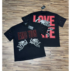 Camiseta de Hombre de Manga Corta con Estampado Gráfico de Moda Urbana, Estilo Holgado, de Alta Calidad - Product Image 1