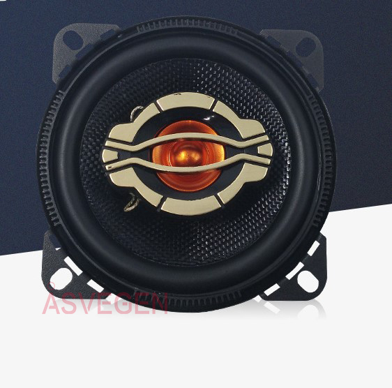 Professional Sound System Speaker 4" 2-way Quality Car Coaxial Speaker with Silk Dome Tweeter