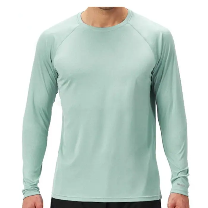 Camiseta larga de pesca UPF 50 +, protección solar UV, para correr al aire libre